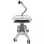 Desktop Trolley with Humanscale Arm